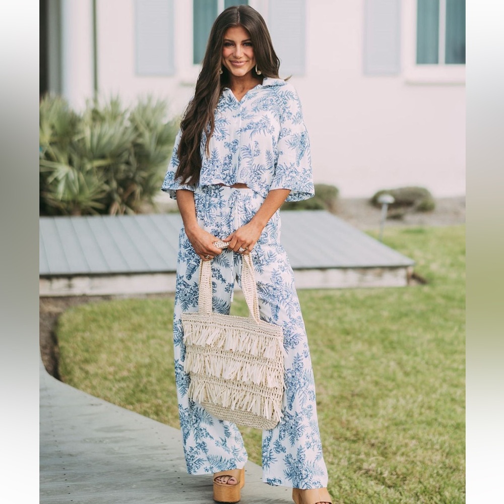 These three floral coastal SET size M